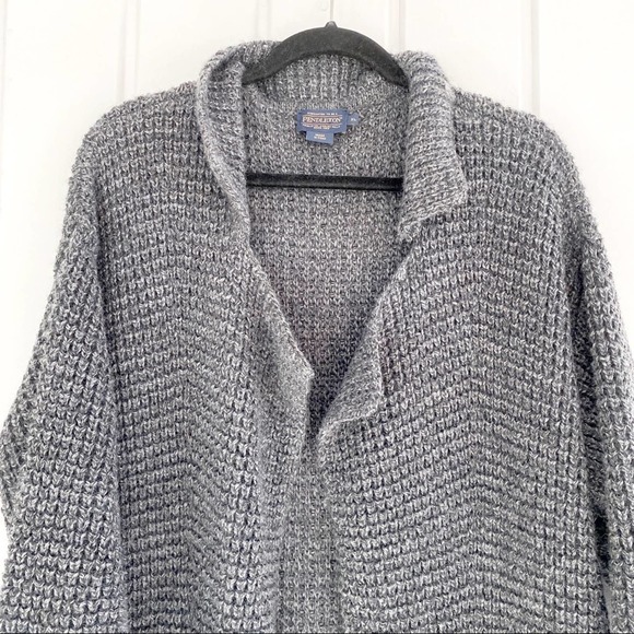 Pendleton Long Chunky Knit Emery Cardigan XL - Picture 6 of 6